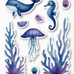 Sea Life  - Sticker Sheet v3